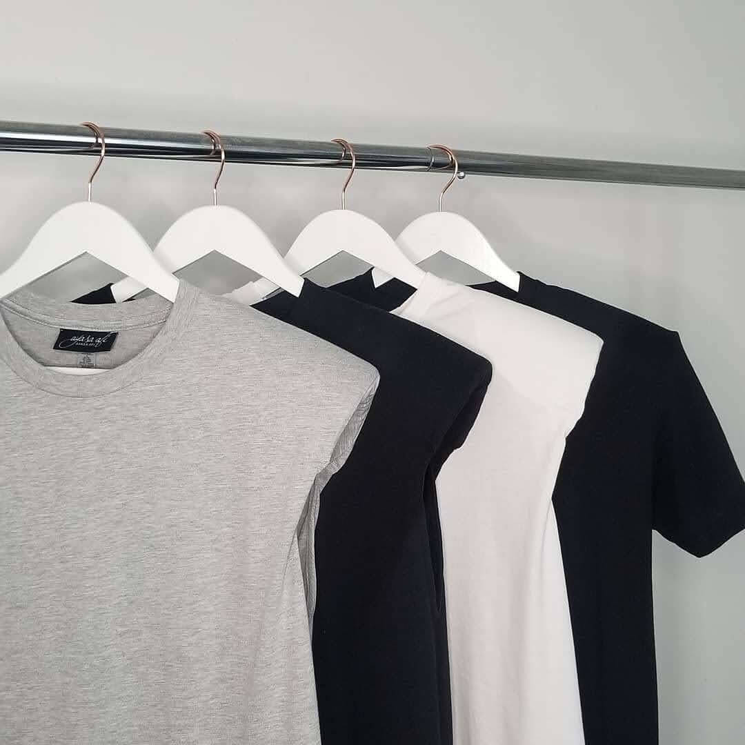 POWER TEE (Black, White, Gray)